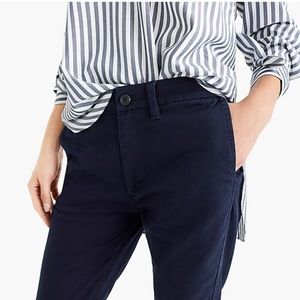J. Crew high-rise slim boy chino pants